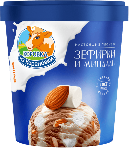 Marshmallow & Almond - Coming Soon Korovka Russian Ice Cream